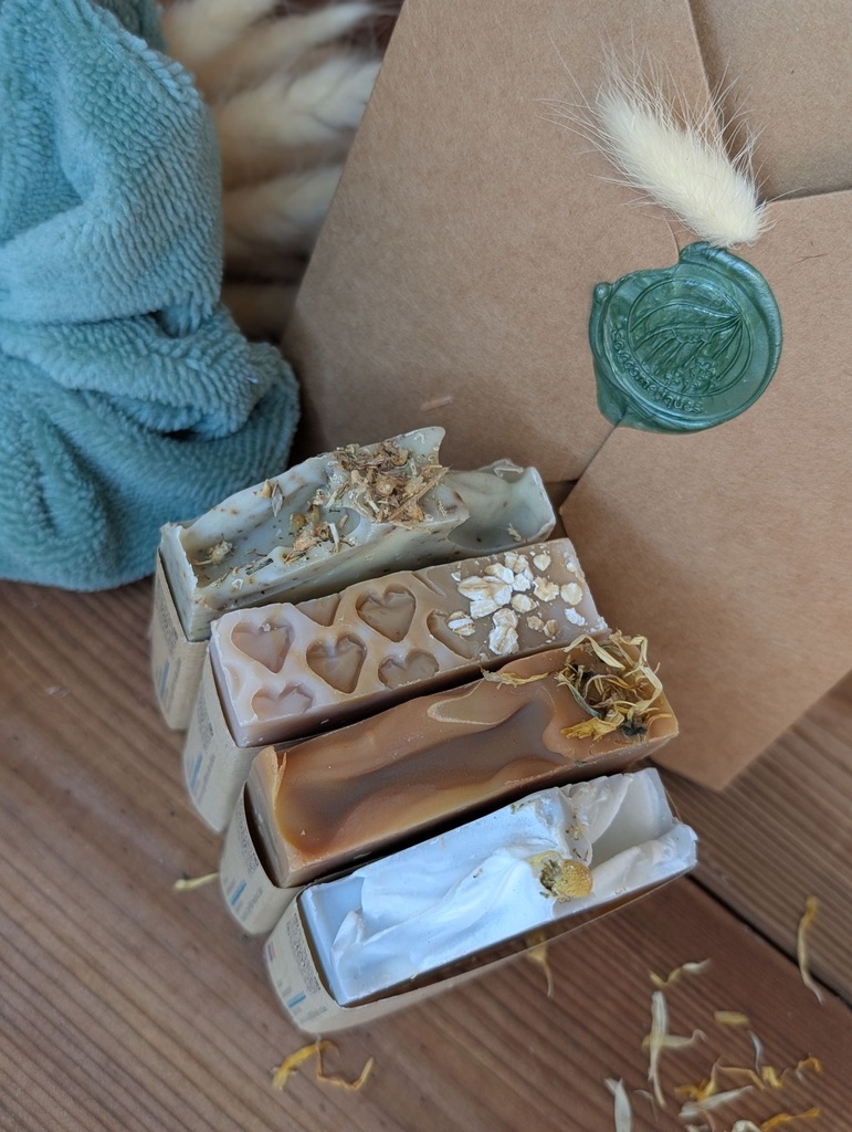 Coffret - douceur - 4 Savons